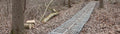 Mud Grid Trail Installation at Alum Creek State Park