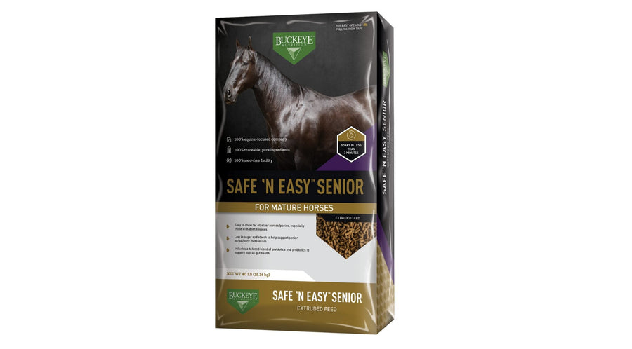 Safe 'N Easy Senior Horse Feed, 14% Protein