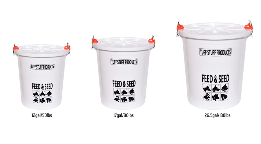 Locking Feed Storage Drum, 12 to 26 Gallon