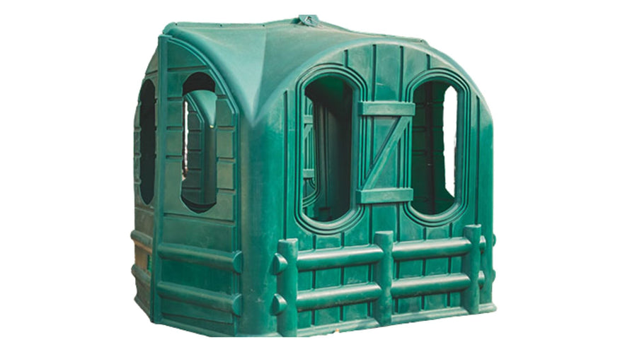 Hay Hut Round Bale Feeder Cover, Weather Protection