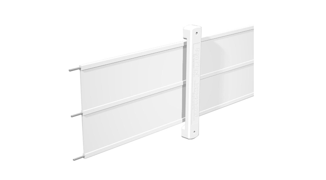 5" Cenflex Line Bracket, Steel Core with UV Coating