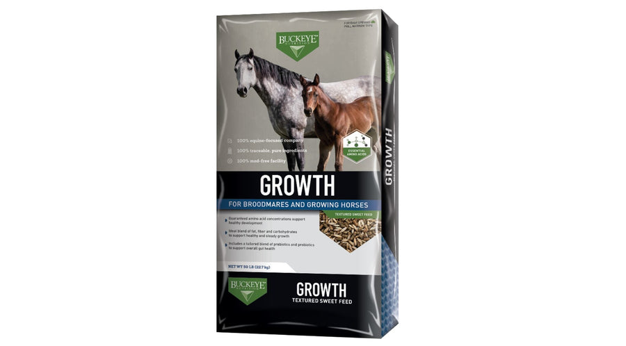 Growth Textured Sweet Horse Feed, 16% Protein for Foals