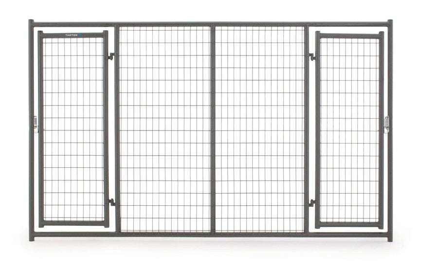 Double Door Heavy Duty Dog Kennel Front Panel, 10'