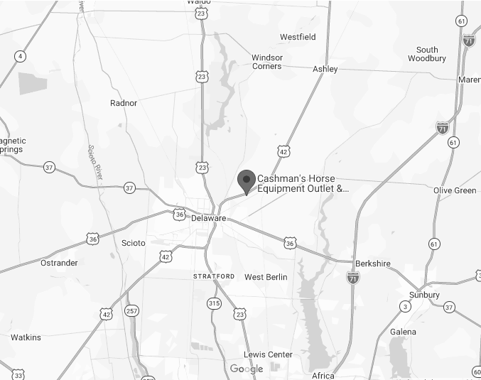 Map to Cashmans