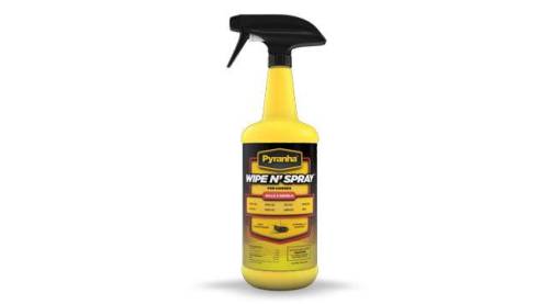 Pyranha Wipe N' Spray Oil-Based Fly Repellent