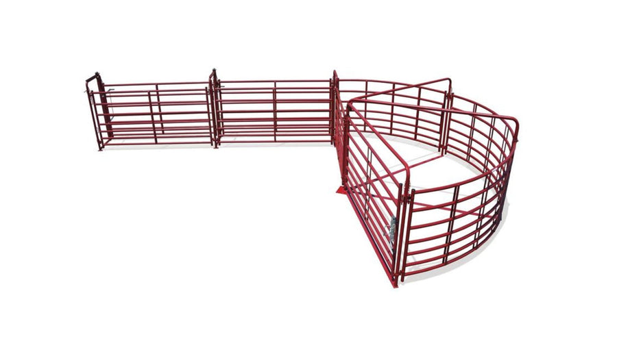 Open Sweep Cattle System, 180° with 20' Adjustable Alley