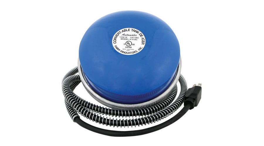 Convertible Floating or Submersible Stock Tank De-Icer