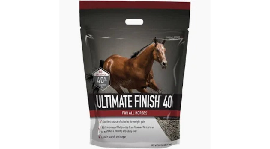 Ultimate Finish 40 Fat Supplement for Horses, 20 lb