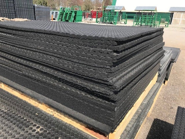 How to cut thick rubber mats