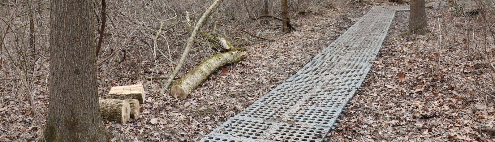 Mud Grid Trail Installation at Alum Creek State Park