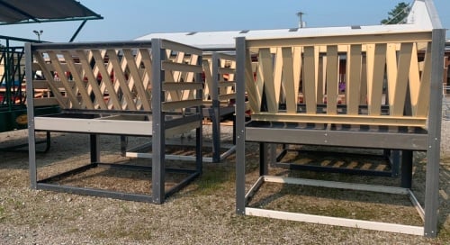 Fiberglass Horse Pasture Feeder