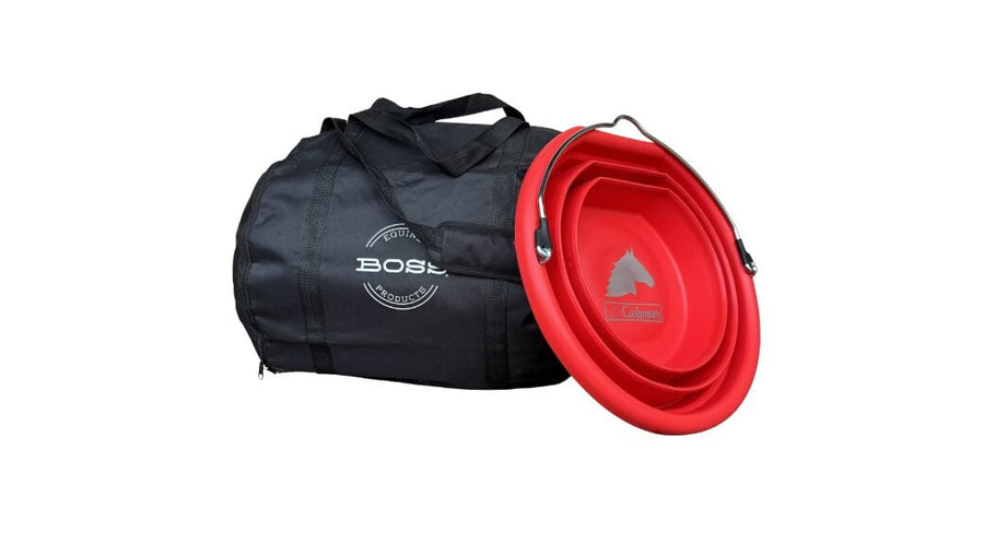BOSS Collapsible Horse Water Bucket, Space-Saving