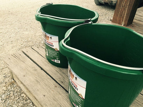 5 Gallon Heated Water Bucket with Thermostat for Livestock