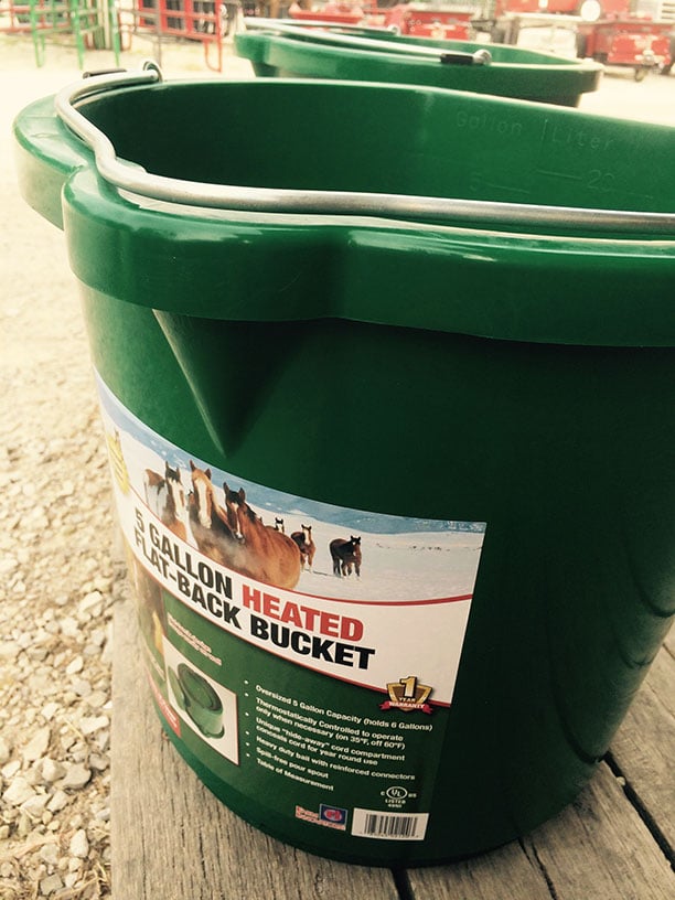 5 Gallon Heated Water Bucket with Thermostat for Livestock — alternate view 5