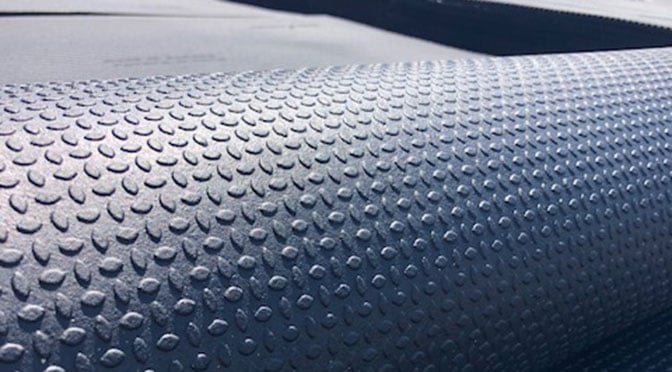 Punter Patterned Rubber Mat 4' x 6' x 3/4"