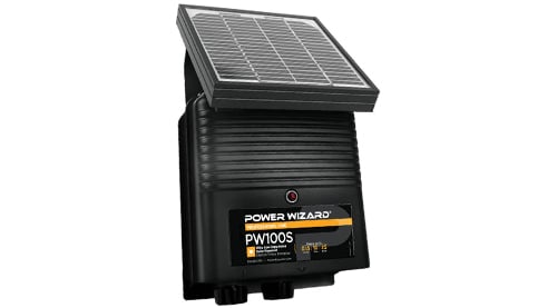 Solar Electric Fence Charger, 0.15 or 1 Joule
