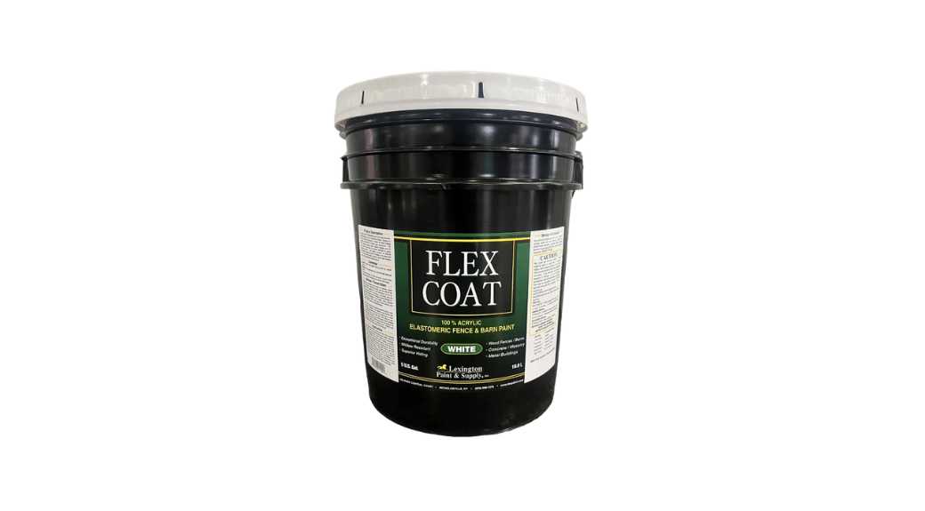 Flexcoat White Fence & Barn Paint — product view