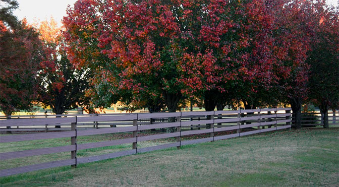 5" Brown Cenflex Rail Fence System, 660' Roll