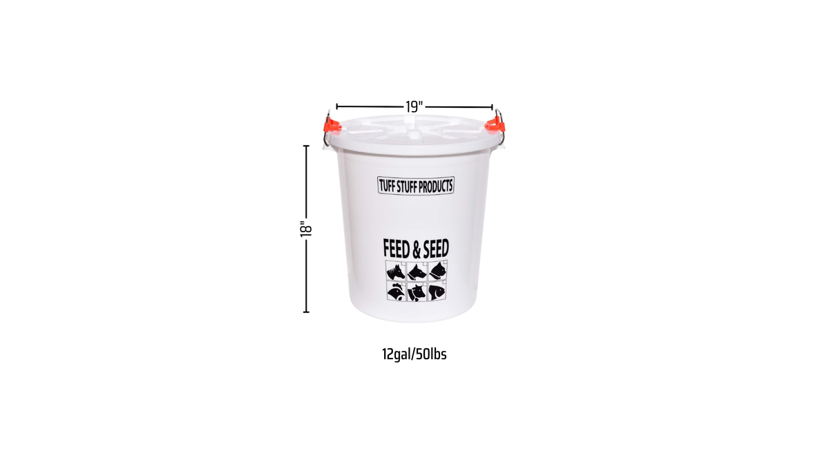 Locking Feed Storage Drum, 12 to 26 Gallon — alternate view 4