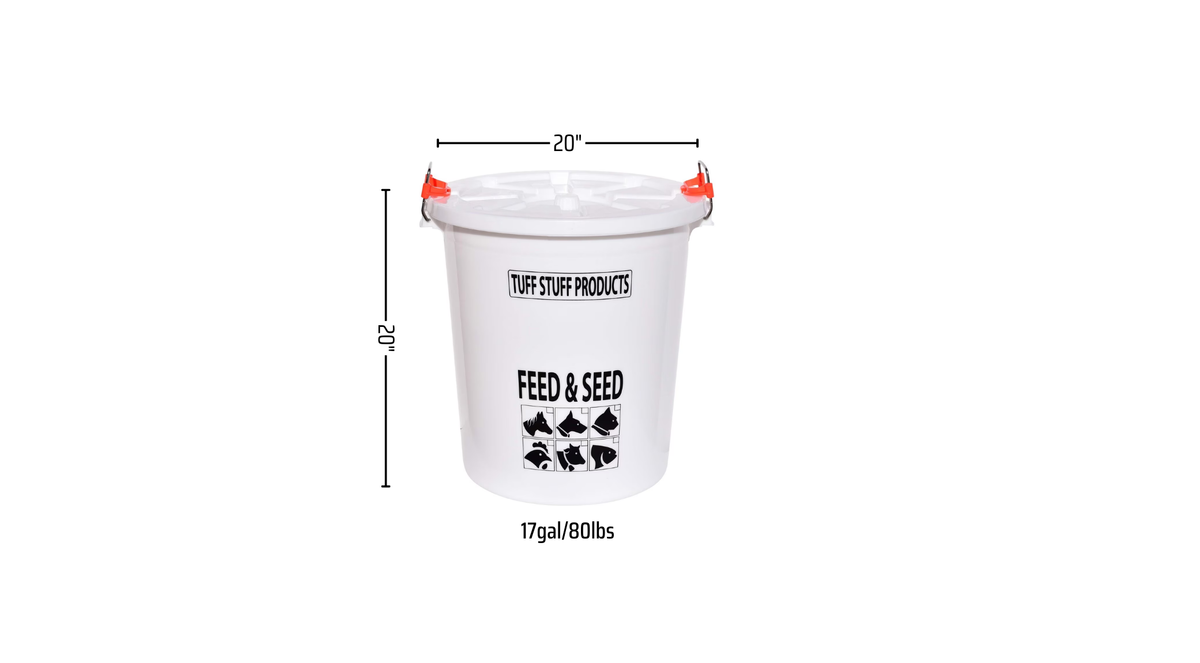 Locking Feed Storage Drum, 12 to 26 Gallon — alternate view 3