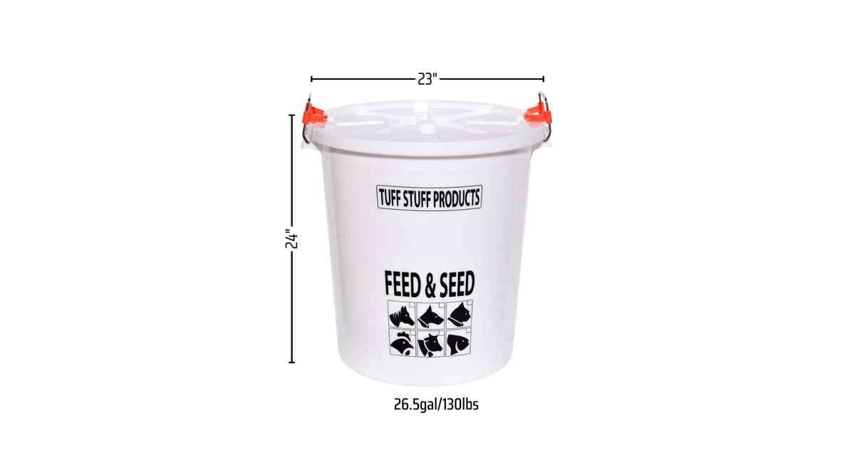 Locking Feed Storage Drum, 12 to 26 Gallon — alternate view 2