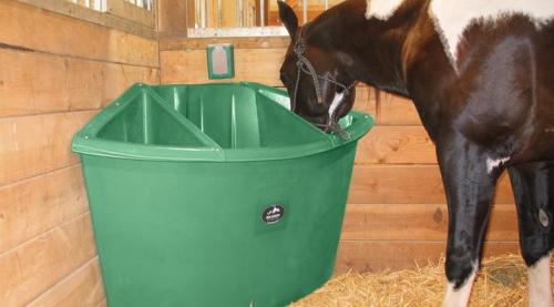 Corner Ground Feeder with Grain Inserts, Poly — alternate view 2