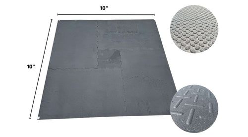 10' x 10' Punter Interlocking Rubber Stall Mat Kit