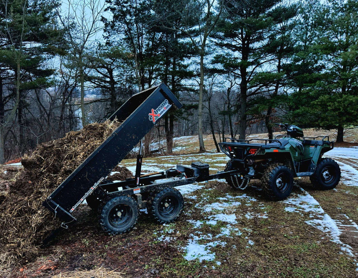 ATV Pull Behind Dump Trailer, 4' x 6'
