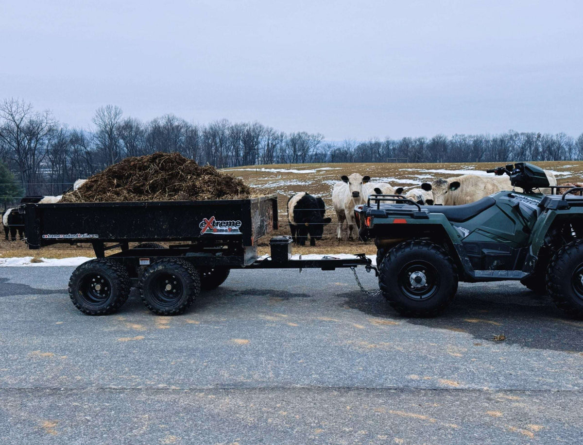 ATV Pull Behind Dump Trailer, 4' x 6'