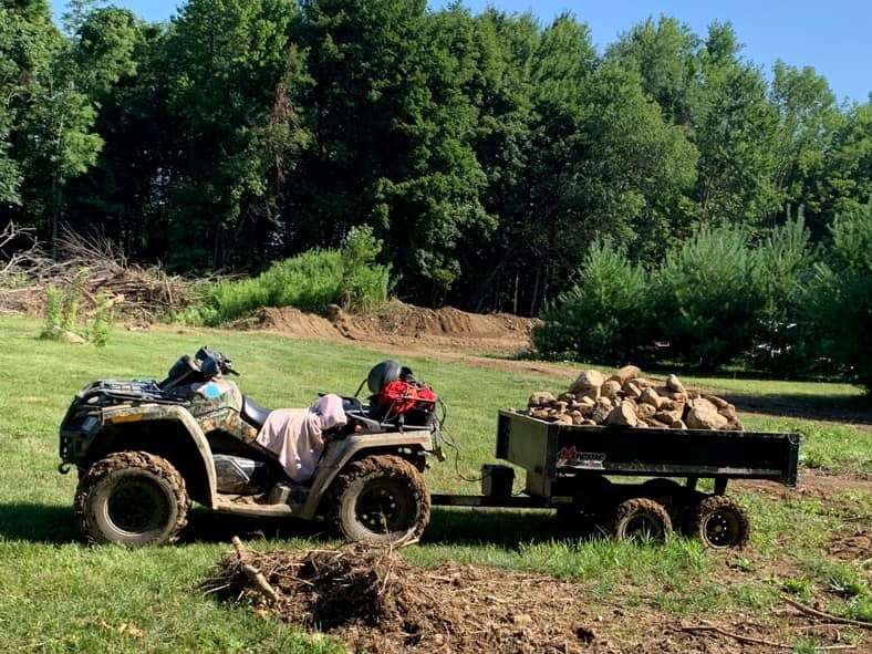 ATV Pull Behind Dump Trailer, 4' x 6'
