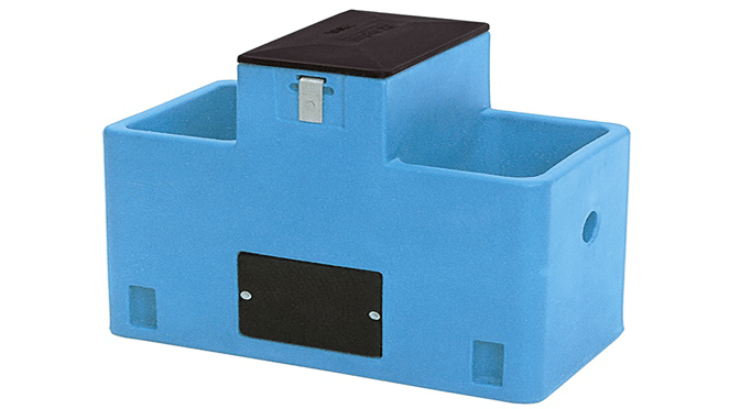 Dual Open Trough Automatic Pasture Waterer
