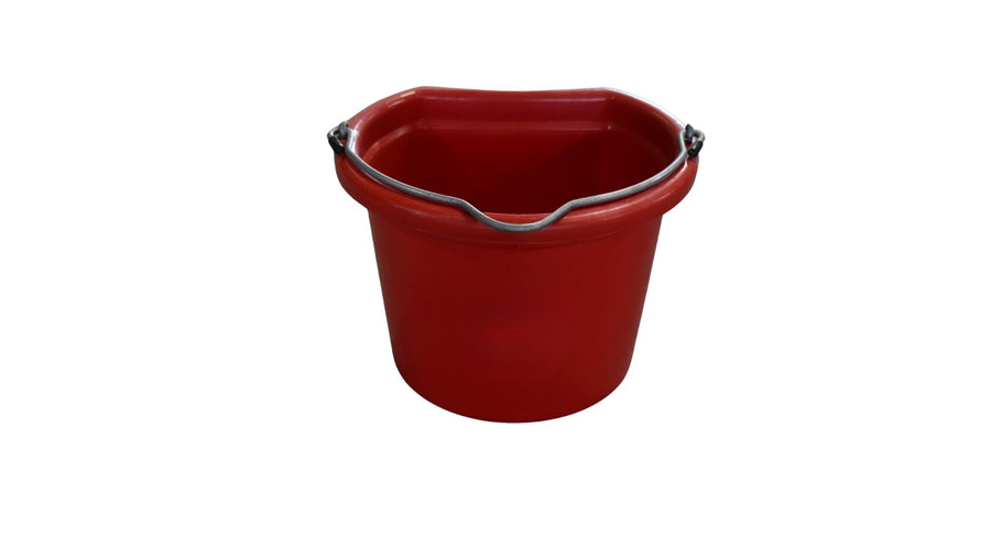 8 Quart Flat Back Feed Bucket
