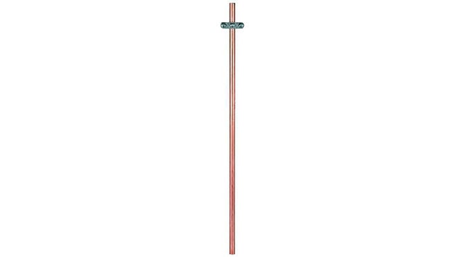 Copper Ground Rod with Clamp for Electric Fence