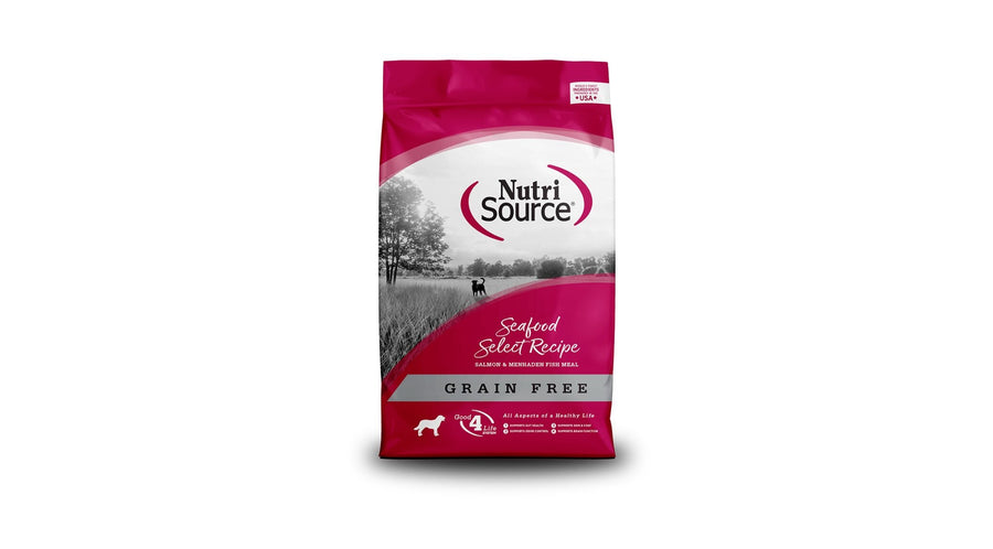 NutriSource Sea Select Salmon Dog Food, 30 lb Bag
