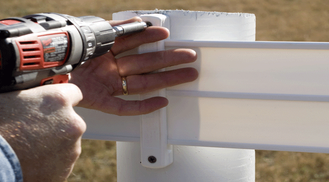 5" Cenflex Line Bracket, Steel Core with UV Coating — alternate view 4