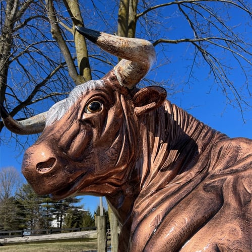 Wall Street Bull Statue, Decorative — alternate view 2