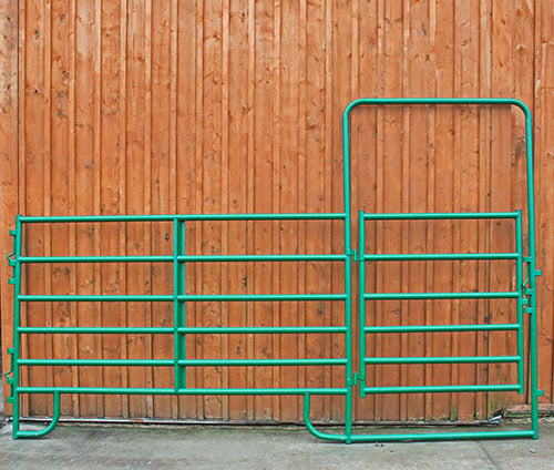 Cashmans Combo Heavy Duty Horse Panels with Bow Gate, 8' to 12' — alternate view 4