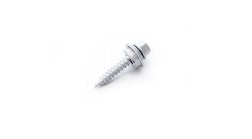 1" Hex Head Screws with Washers, 50 Pack