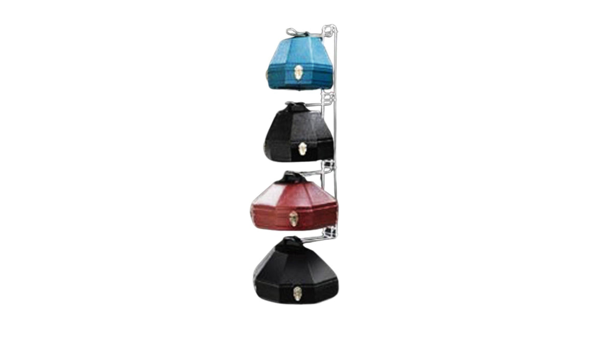 Royal Wire Hat Can Holder with Hooks for 4 Hats — alternate view 2