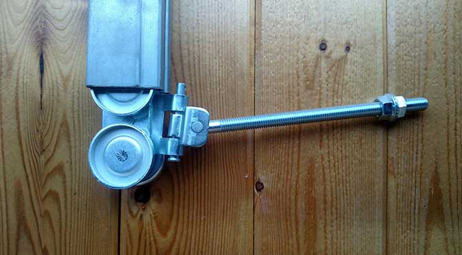 Ball Bearing Hangers for Square Door Track, Pair — alternate view 3