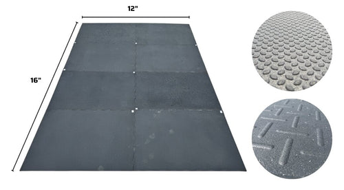12' x 16' Punter Interlocking Rubber Stall Mat Kit