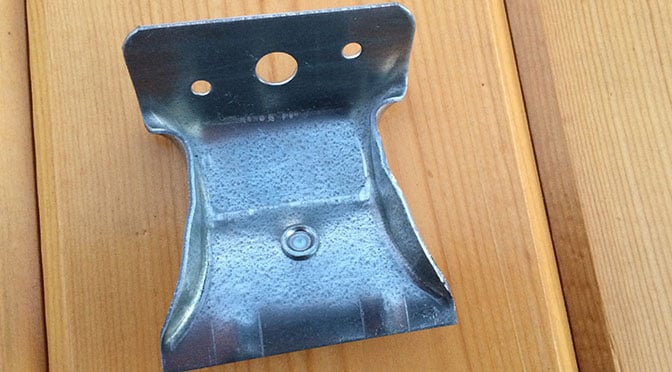 Mounting Bracket for Round Door Track — alternate view 3