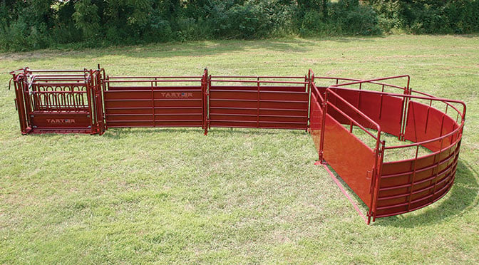 red sheeted sweep system