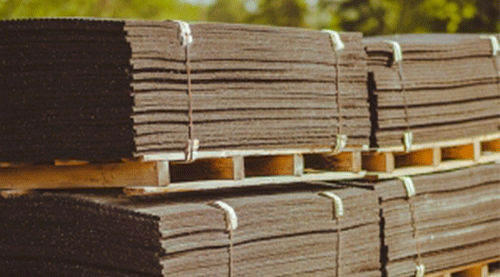 Second Quality Rubber Floor Mats 4' x 6' x 3/4"