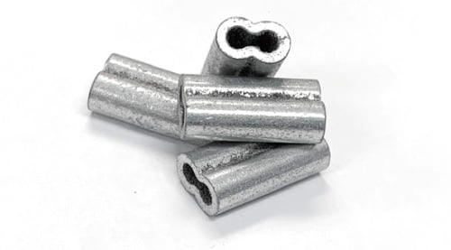 Long Crimp Sleeves for 12.5 Gauge Fence Wire