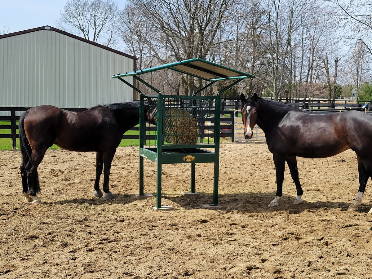 Heavy Duty Small Square Bale Pasture Feeder for Horses, 4' or 8' — alternate view 7