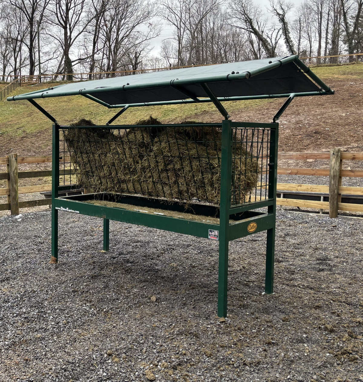 Heavy Duty Small Square Bale Pasture Feeder for Horses, 4' or 8' — alternate view 6
