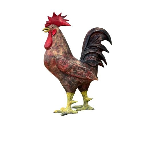 Rooster Statue, 8' Tall