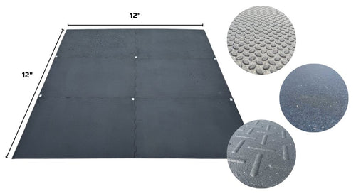 12' x 12' Punter Interlocking Rubber Stall Mat Kit
