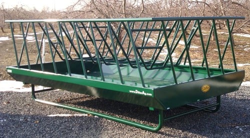 Cattle Round Bale Pasture Feeder, 8' or 12' — alternate view 2